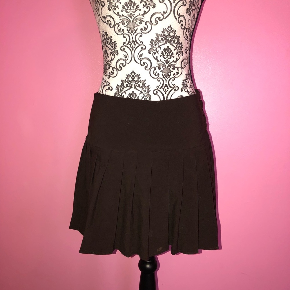 Pleated Brown Skirt Size Mediun